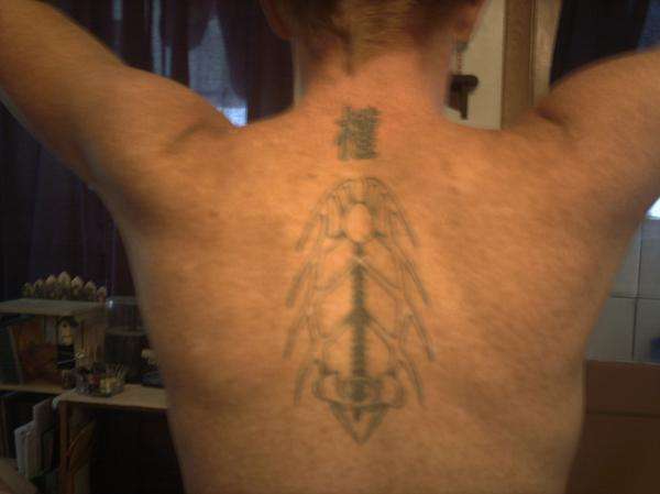 my tattoos on my back tattoo