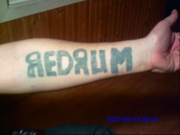 redrum tattoo