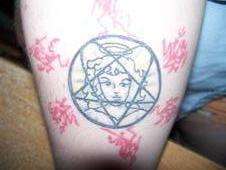 Heartagram, H.I.M. tattoo
