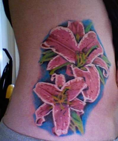 Stargazer lillies!! tattoo
