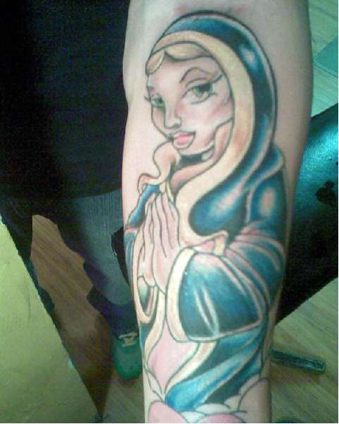 Tony C Mary tattoo