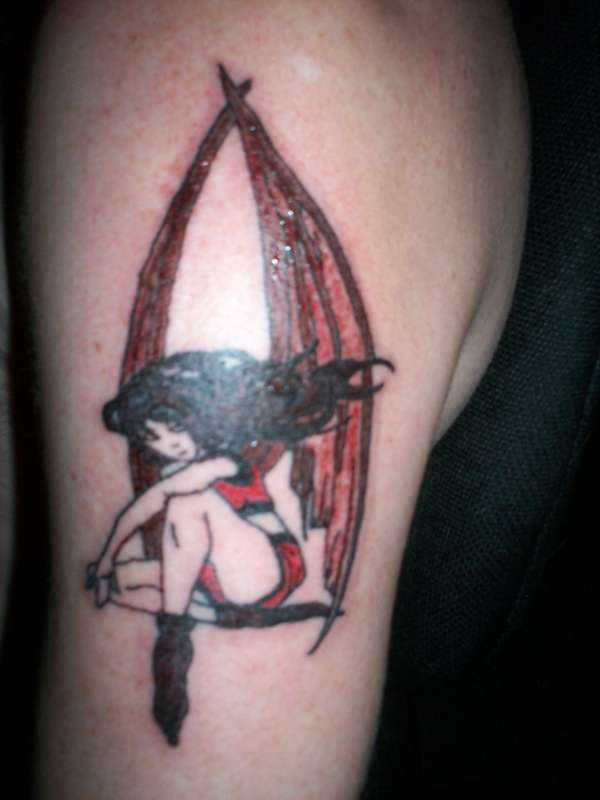 Winged Pixie tattoo