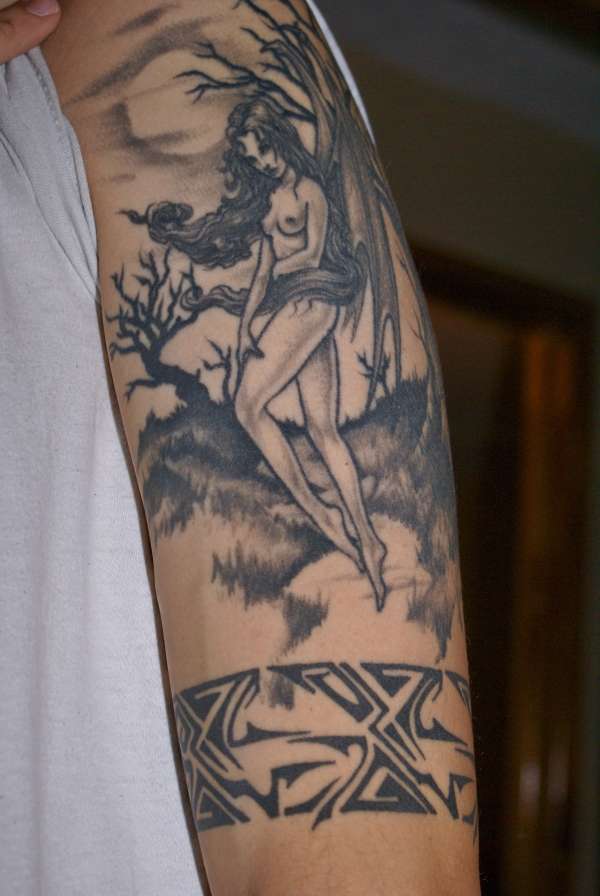 Demon Angel tattoo