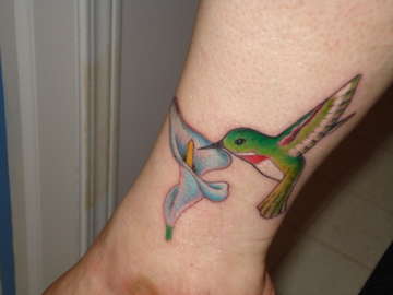 Mom's Hummingbird tattoo
