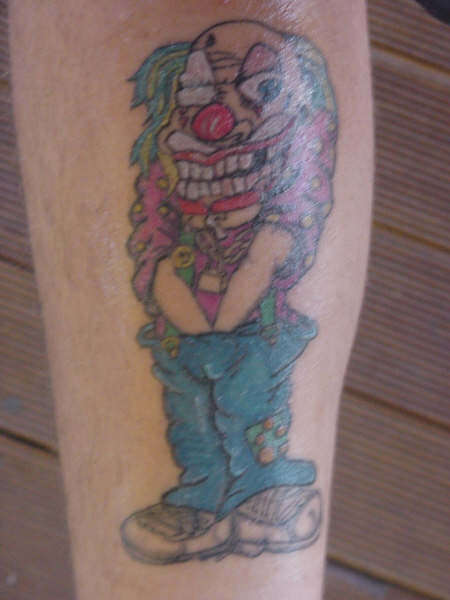 deviant clown tattoo
