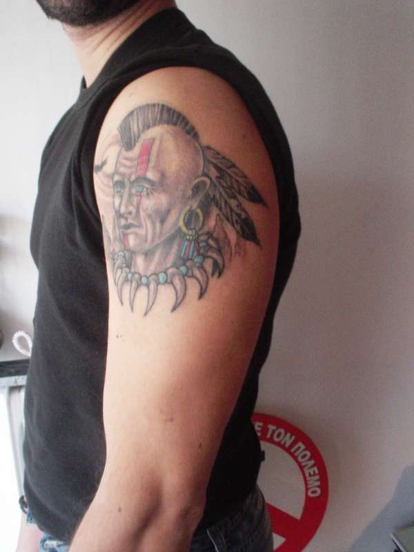 Mohican tattoo