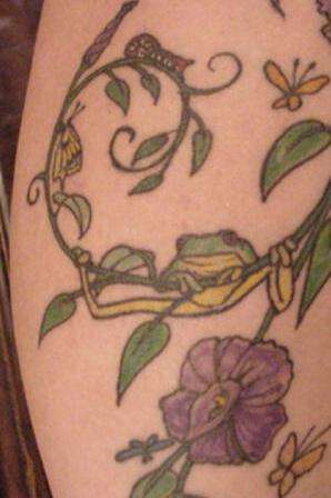 nother frog tattoo