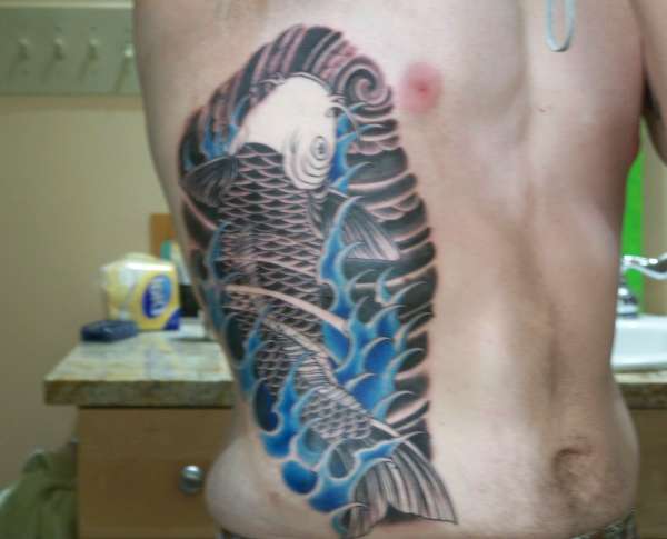 Koi, Second sitting tattoo