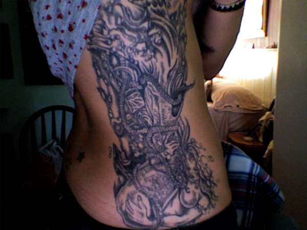 Mermaid..sorta better pic tattoo