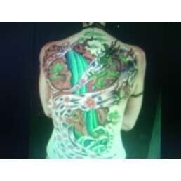 "koi into a dragon" tattoo