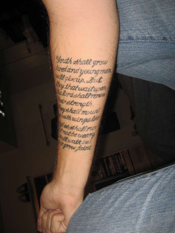 bible verse tattoos