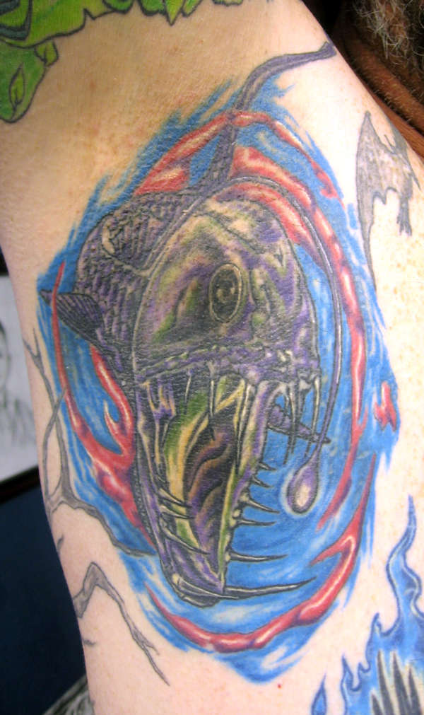 viper fish tattoo