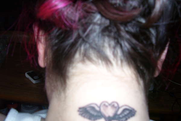 Heart with  Wings tattoo