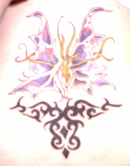 Fairy & tribal tattoo