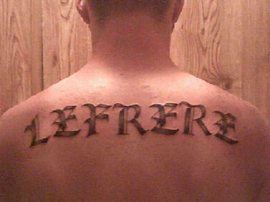 Andrew's tat tattoo