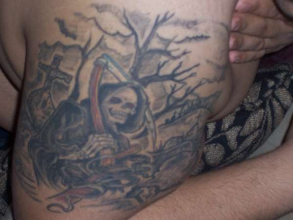 Grim Reaper tattoo