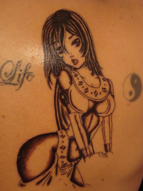 Girlfriend Anime tattoo