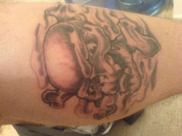 calf tattoo tattoo