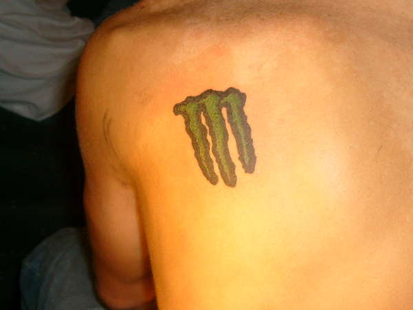 the drink monster tattoo