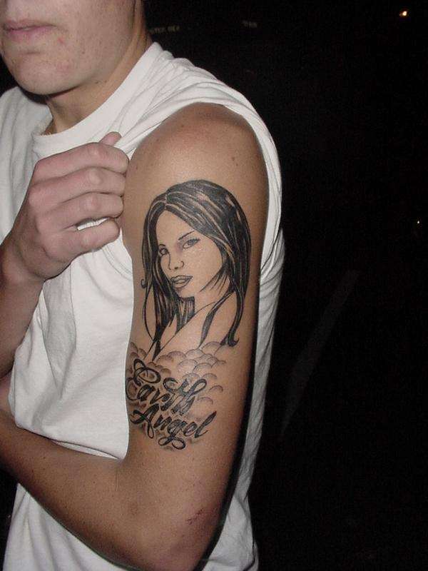 Earth Angel tattoo