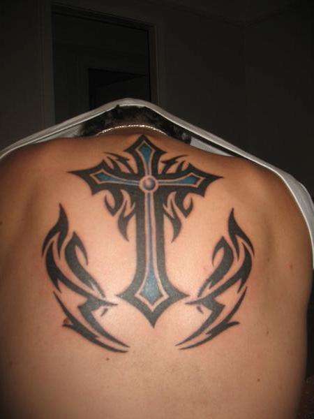 my cross on my back tattoo