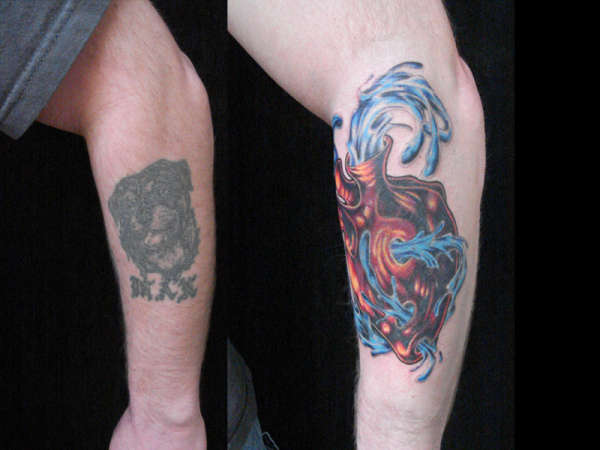 A Dog-Gone Cover-Up tattoo