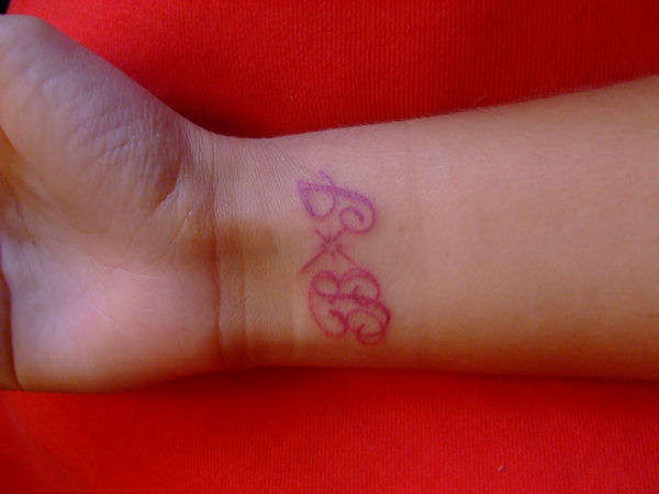 Little tat on the wrist tattoo