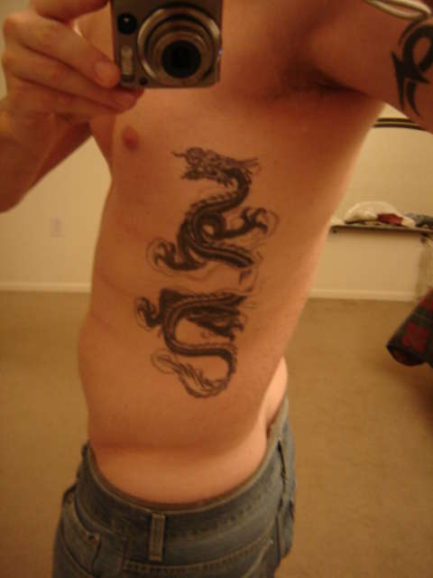first dragon tat...6 yrs old tattoo