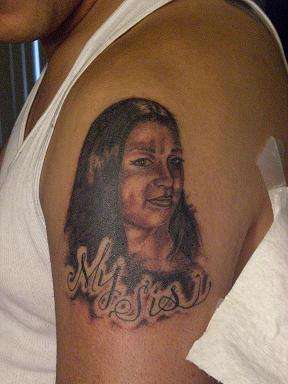 my wife portrait tattoo