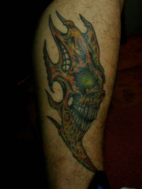 yeah....metal metal metal..skull tattoo by st.angel78 tattoo