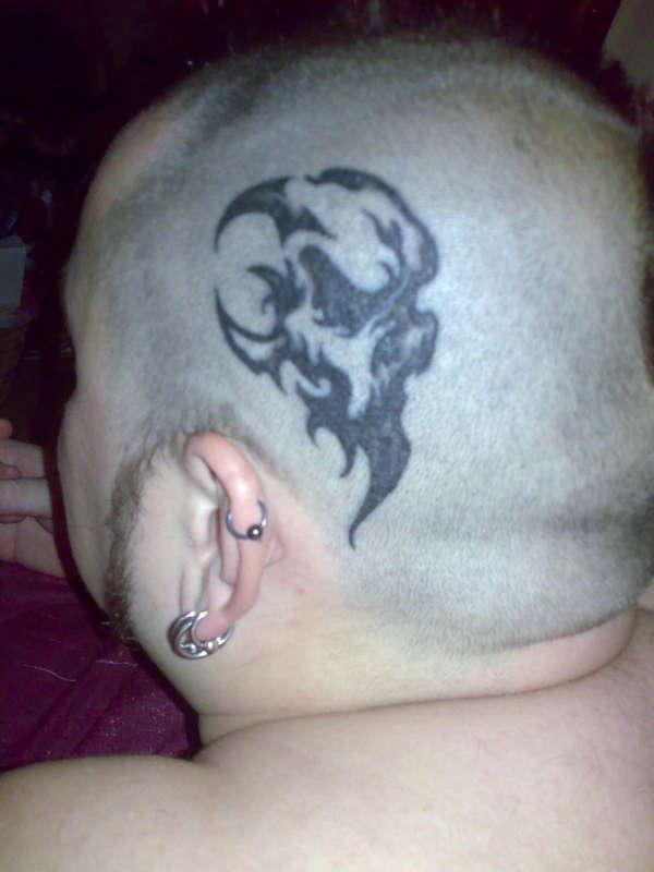 Demon Head tattoo