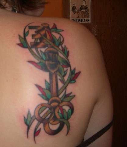 Skeleton Key tattoo