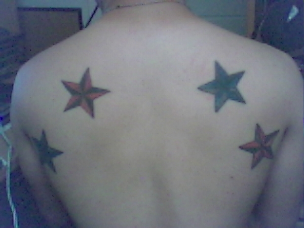 arch of stars tattoo