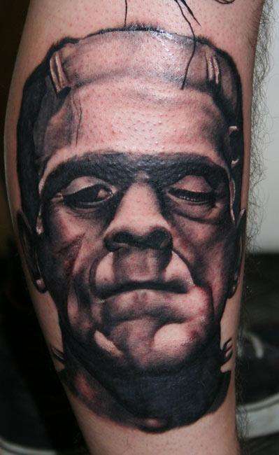 Frankenstein's monster tattoo