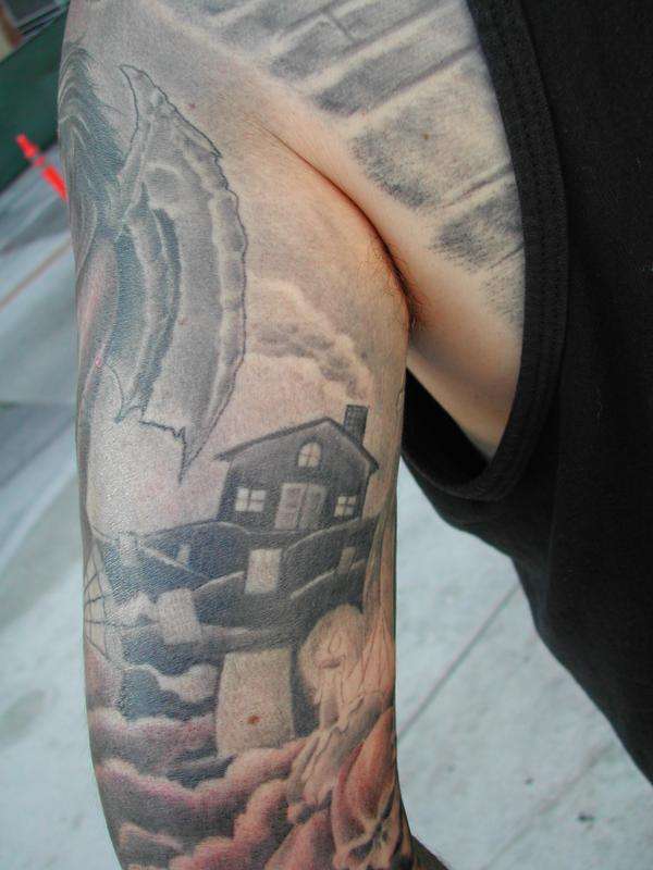 Full sleeve tattoo