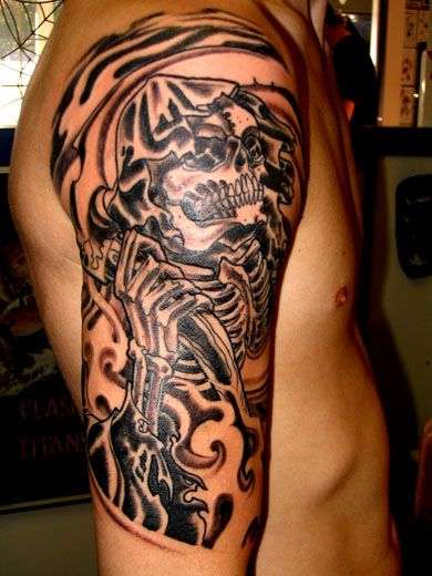 Grim Reaper tattoo