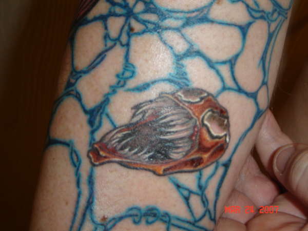 My Toxin tattoo Complete tattoo
