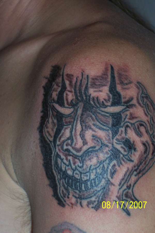 Thinking Face tattoo