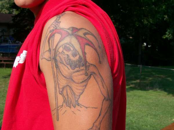 jester finished tattoo