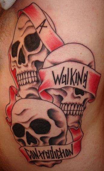 A Walking Contradiction tattoo