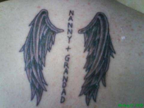 Angel Wings 2 tattoo