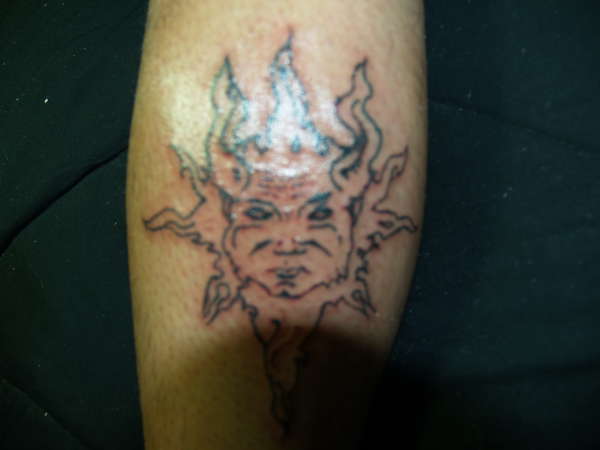 Sun Demon tattoo