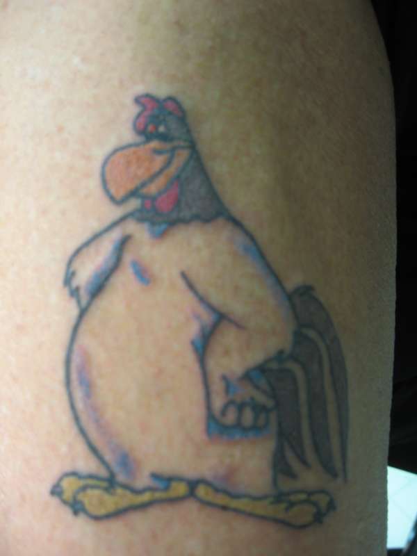 frog horn tattoo