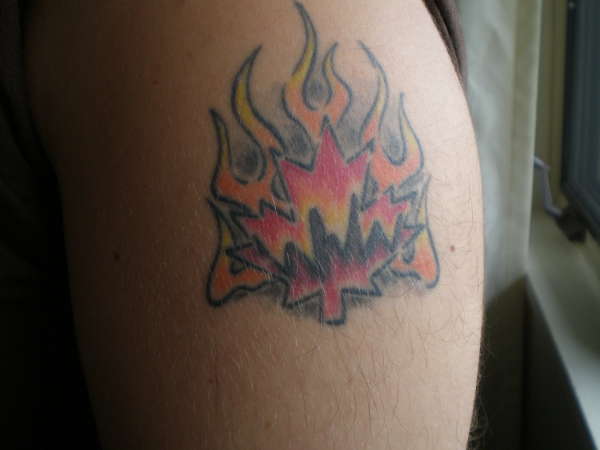 Burning Pride tattoo