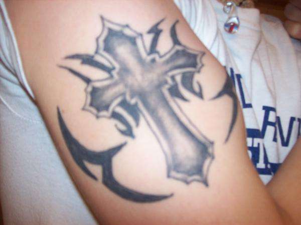 My cross tattoo