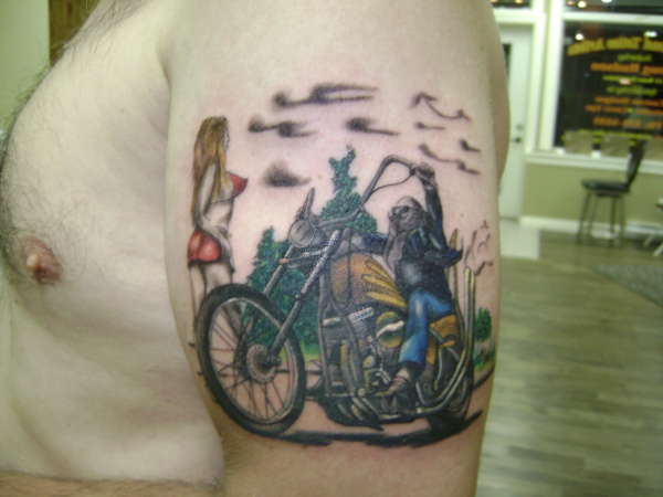 biker tattoo