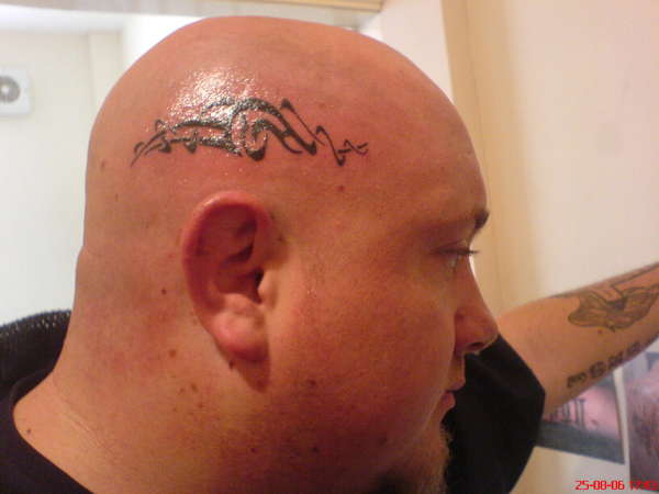 on the head son ! tattoo