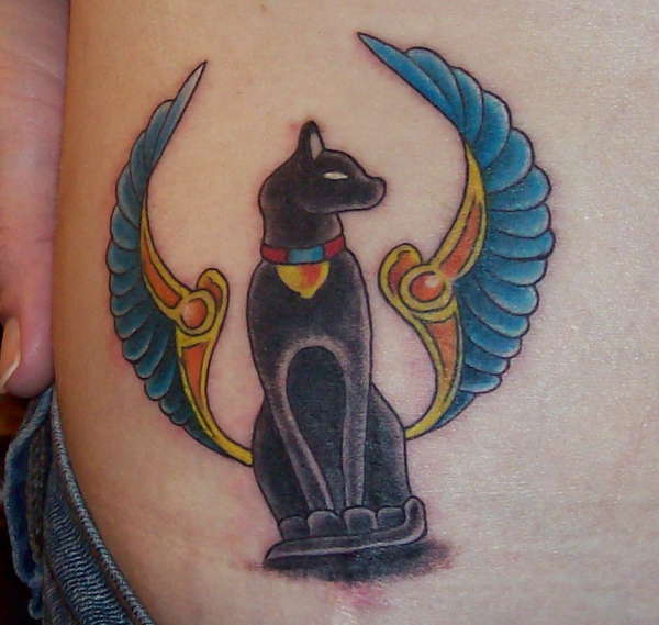 Egyptian Bastet tattoo