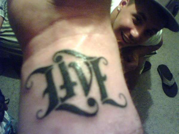 ambigram tattoo