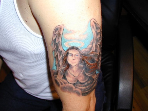 Angel tattoo